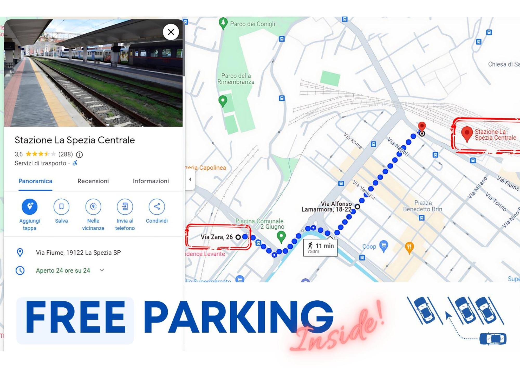 Апартаменты Lombardo'S Family - Free Private Parking 700M From The Station! Специя Экстерьер фото